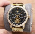 Replica Vacheron Constantin Grand Complications Tourbillon Watches Gold Case